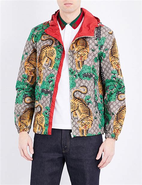 gucci black jacket tiger modern|Gucci tiger shopper.